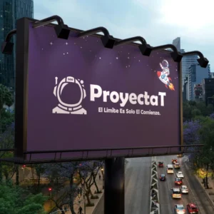 mockup valla publicitaria proyectat proyectat